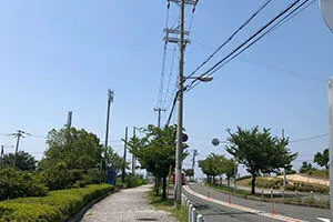 バス車中からの眺め