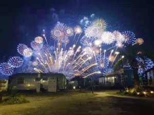 11/3 クイーン芸術花火の様子です。︎