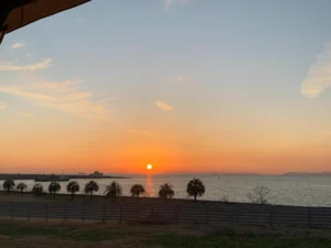 BBQをしながら夕陽を見よう!︎