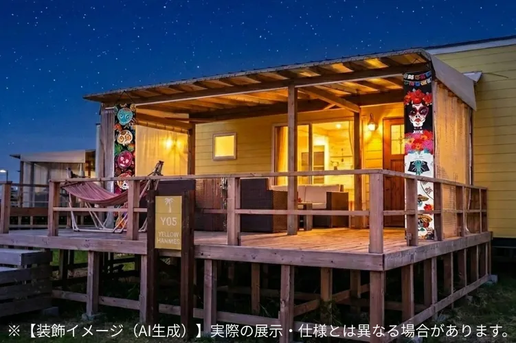 フィエスタ・デ・メキシカンスカル2026パームガーデン舞洲_装飾イメージ
