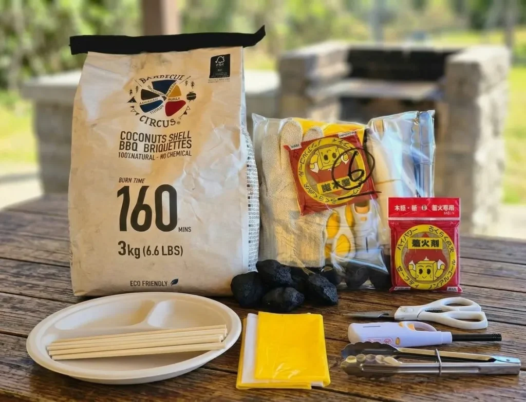 パームガーデン舞洲_日帰りBBQ_ヴィンテージエアストリームデイユースセット